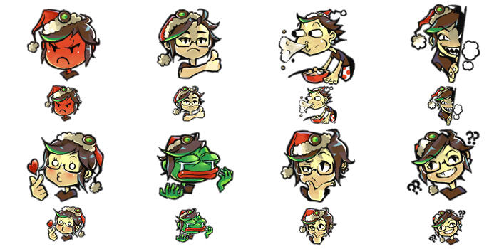 I'm quite proud of this emote set, have a look!